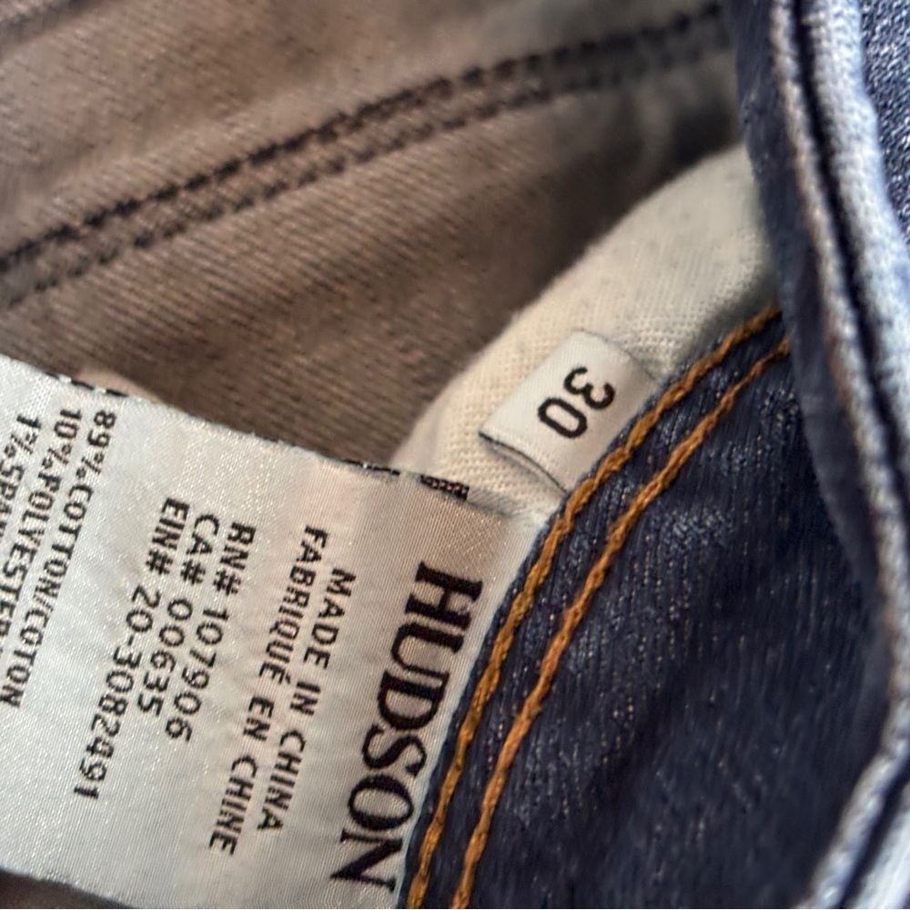 Hudson Jeans Blue Straight Leg Classic - Picture 9 of 13